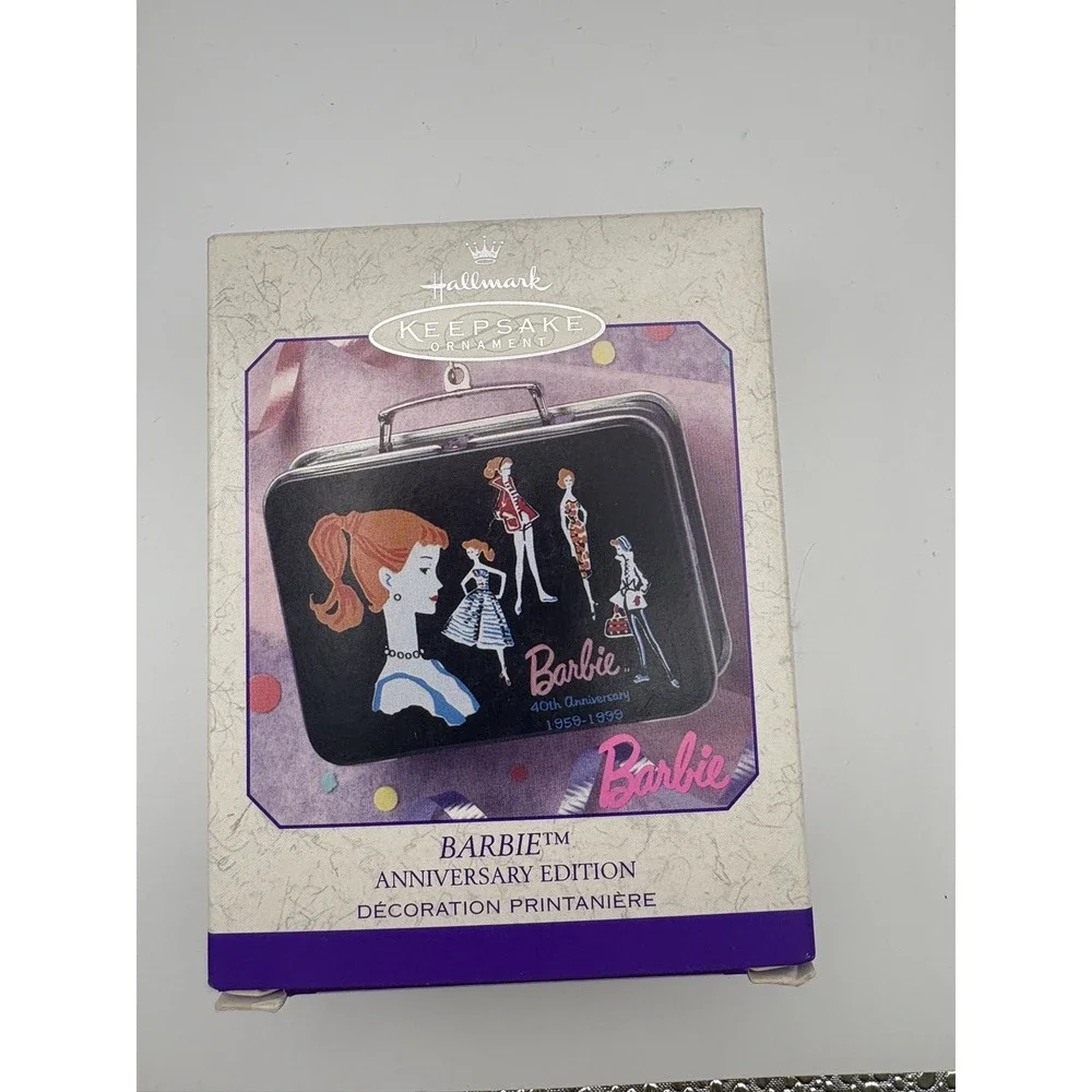 Hallmark Keepsake Barbie 40th Anniversary Edition Lunchbox Ornament, 1999